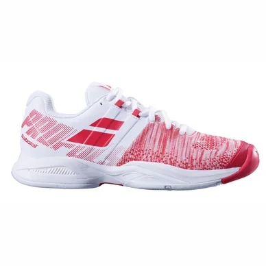 Chaussure de Tennis Babolat Femme Propulse Blast All Court White Hibiscus