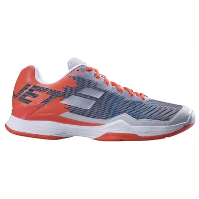 Chaussure de Tennis Babolat Men Jet Mach I Clay Silver Fluo Strike