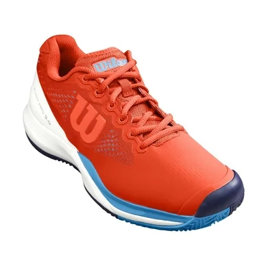 Chaussure de Tennis Wilson Homme Rush Pro 3.0 Mandarine Blanc Bleu