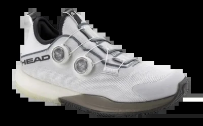 Chaussures de Padel Head Unisexe Motion Pro Boa White Black 25