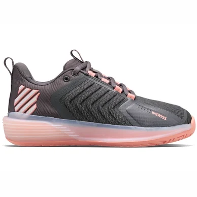 Chaussures de Tennis K Swiss Women Ultrashot 3 Asphalt Peach Amber White