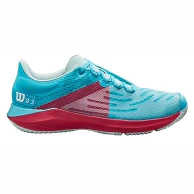Chaussures de Tennis Wilson Junior Kaos 3.0 Jr Scuba Blue Lollipop White