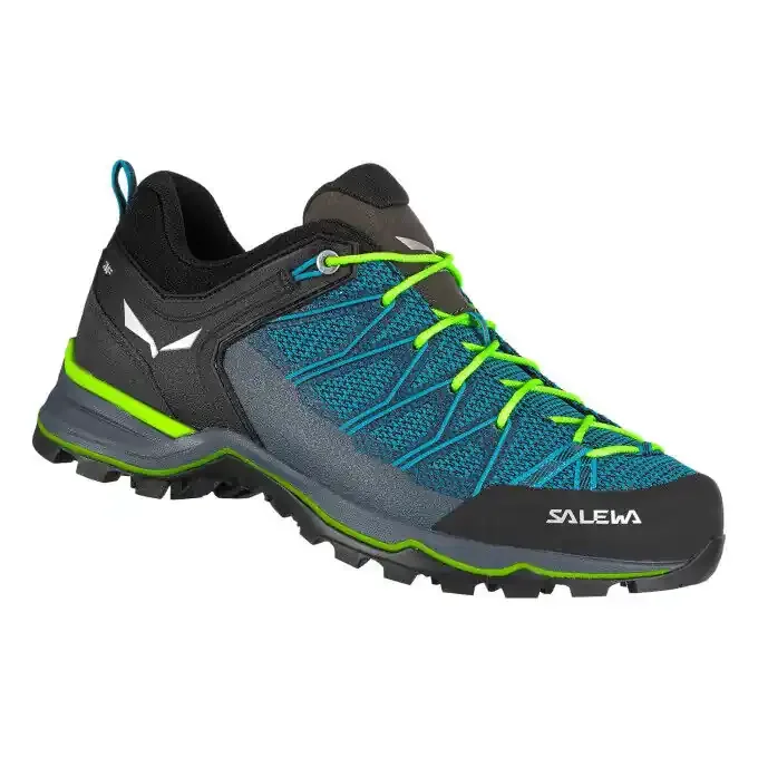 Chaussures Salewa MS MTN TRAINER LITE Blue malta/Fluo green Meilleure Qualité