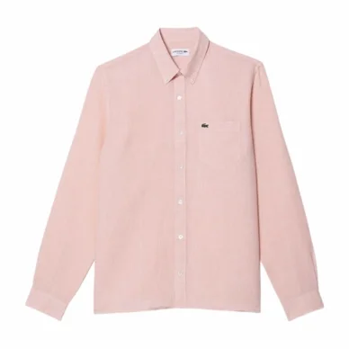 Chemise Lacoste Homme CH5692 Linnen Premium Flamingo
