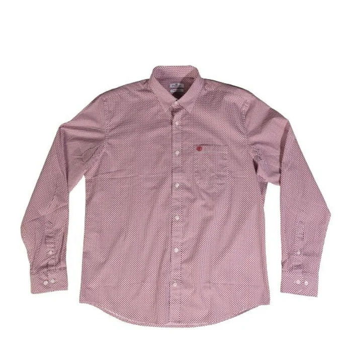 Chemise manches longues imprimée Serge Blanco
