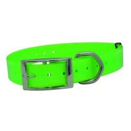 Collar de poliuretano fluorescente Verde Fosforito