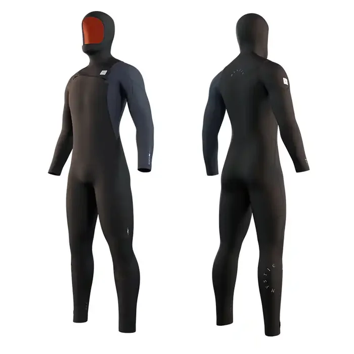 Combinaison Neoprene Mystic Cagoule Marshall 5/3 Frontzip Fait Main