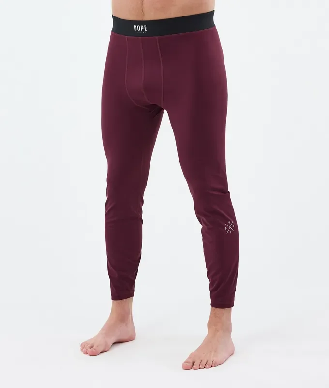 Commande En Gros Dope Snuggle Pantalon thermique Homme 2X-Up Burgundy