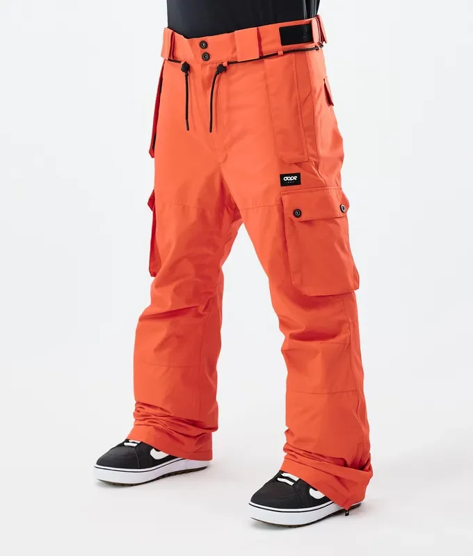 Commander Maintenant Dope Iconic Pantalon de Snowboard Homme Orange
