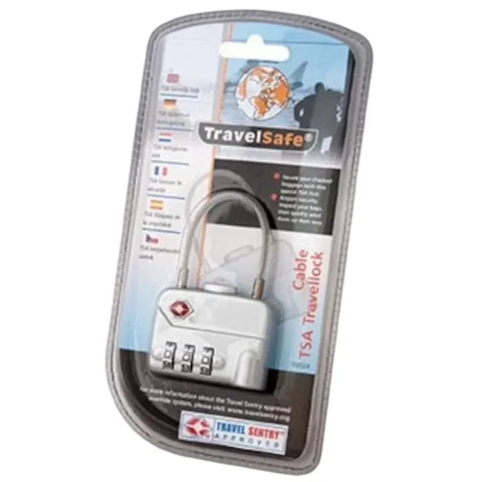 Commander Vite TravelSafe Cadenas à combinaison TSA avec câble