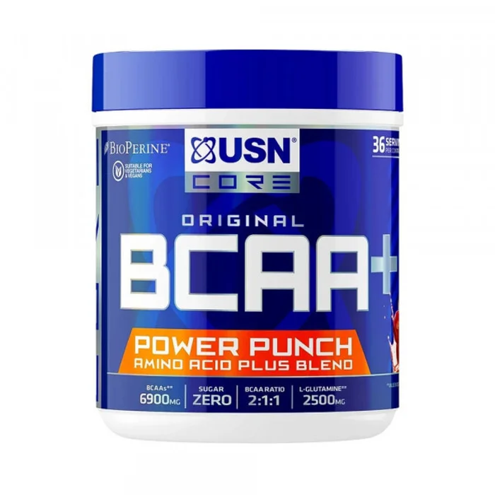 Complément alimentaire bleu raspberry USN Nutrition BCAA Power Punch [Taille 400 g]