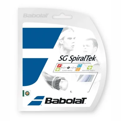 Cordage Babolat SG Spiraltek White 1.30mm/12m