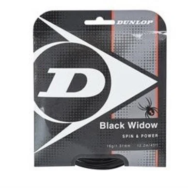 Cordage de Tennis Dunlop Black Widow 1,31 mm/11m