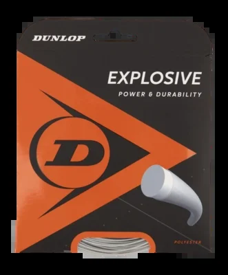 Cordage de Tennis Dunlop Explosive 17G Argent 1,25mm/12m