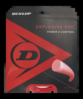 Cordage de Tennis Dunlop Explosive Red 17G Red 1,25mm/12m