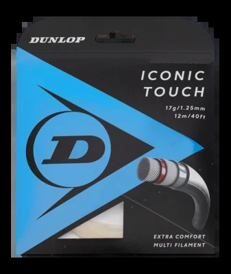 Cordage de Tennis Dunlop Iconic Touch 17G Naturel 1,25mm/12m