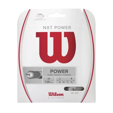 Cordage de Tennis Wilson NXT Power 17 Natural 1,26mm/12m