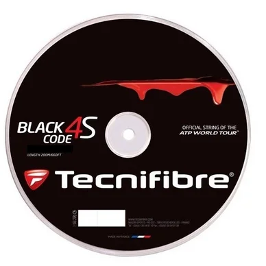 Cordage Tecnifibre Bob 200M Black Code 4S 1.25