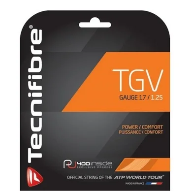 Cordage Tecnifibre Tgv 1,25 Noir (Pu)