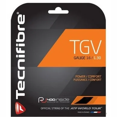 Cordage Tecnifibre Tgv L 1,30 Noir (Pu)