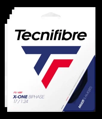 Cordage Tecnifibre X-ONE BIPHASE 1,24 Black