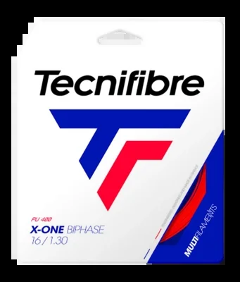 Cordage Tecnifibre X-ONE BIPHASE 1,30 Red