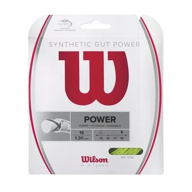 Cordage Wilson Synthetic Gut Power 16 Li Vert