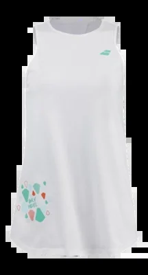 Débardeur Babolat Femme Padel Cotton Tank White White