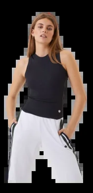Débardeur Björn Borg Femme Ace Rib Tank Pocket Black Beauty