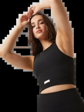 Débardeur Björn Borg Femme Studio Seamless Bralette Black Beauty
