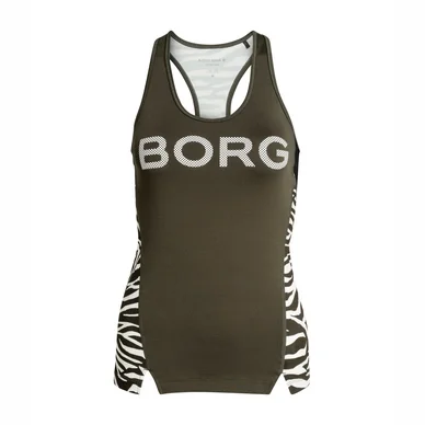 Débardeur Björn Borg Women Performance Blocked Tank Coco Forest Night