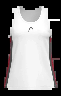 Débardeur Head Femme Club 25 Tech Red White