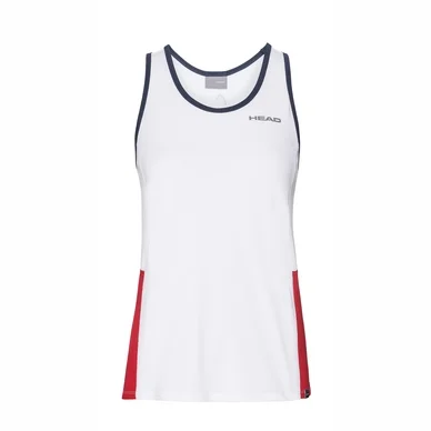 Débardeur HEAD Women Club White Red