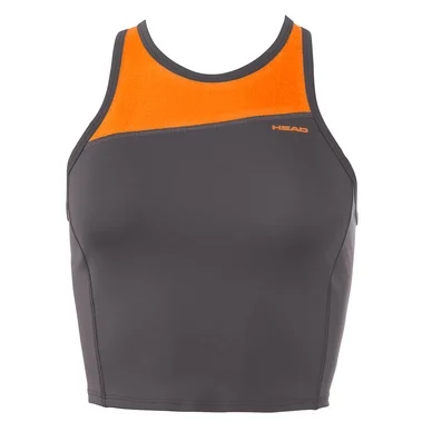 Débardeur HEAD Women Vision Cropped Anthracite