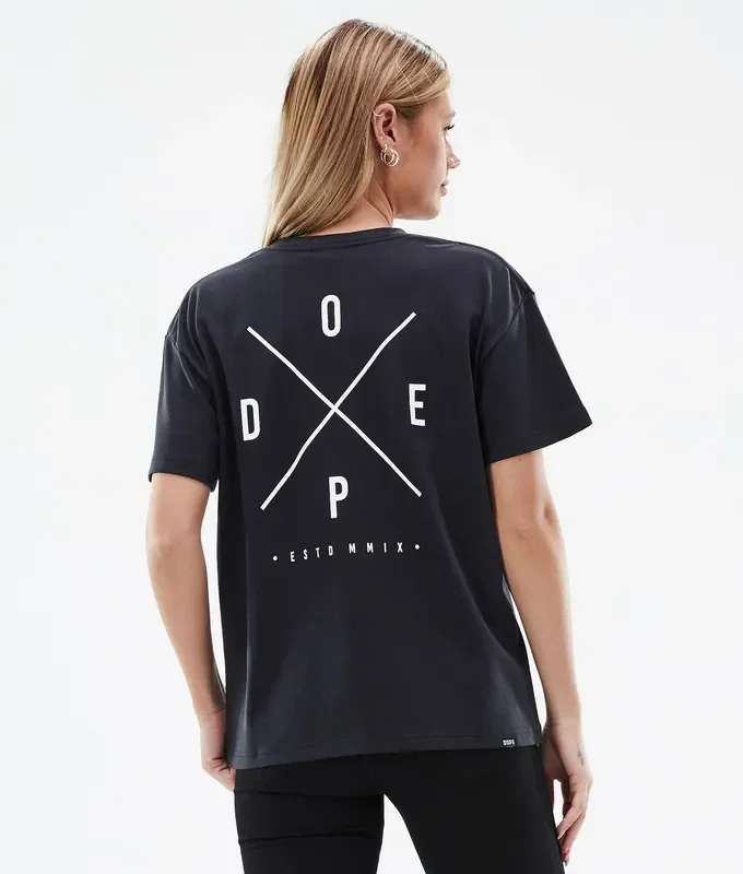 Dernier Modèle Dope Standard W 22 T-shirt Femme 2X-Up Black