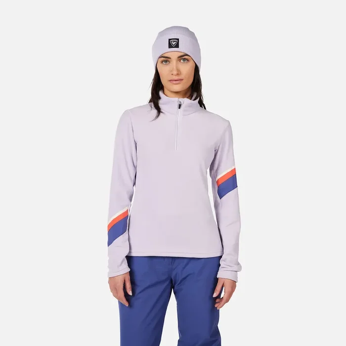 Dernier Modèle Haut en polaire &agrave; demi-zip femme Strawpile