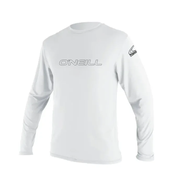 Dernier Modèle Lycra o neill basic skins ls sun shirt blanc