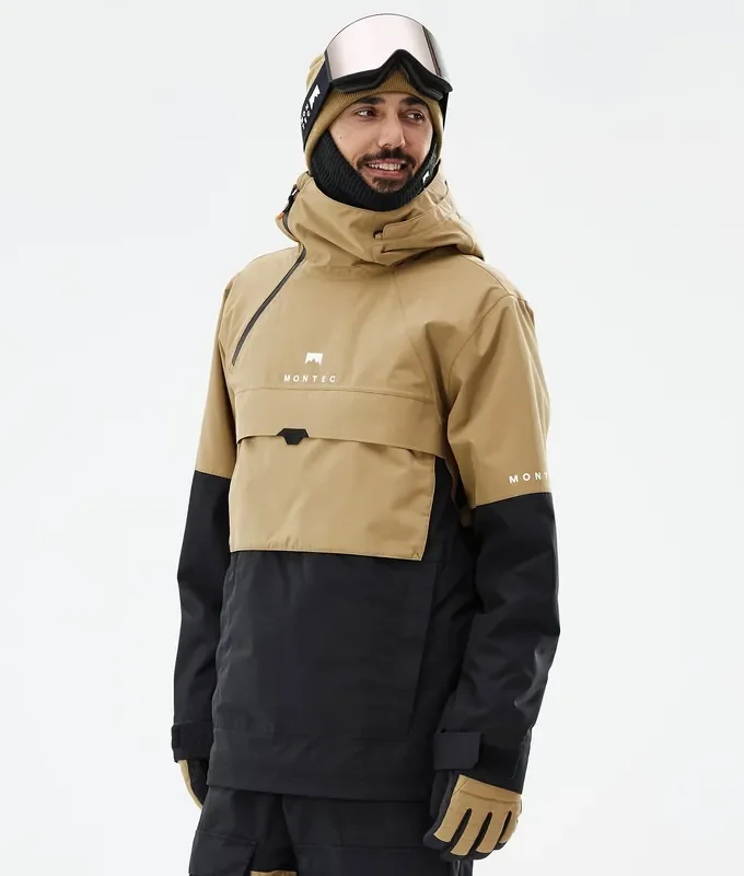 Dernière Chance Montec Dune Veste Snowboard Homme Gold/Black