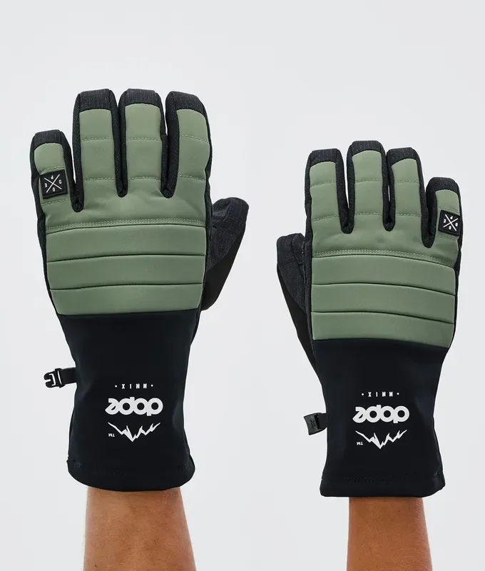 Dope Ace 24 Gants de Ski Moss Green Tendance