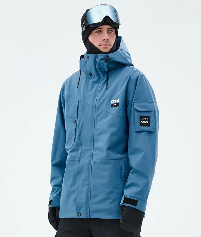 Dope Adept Veste Snowboard Homme Blue Steel Promotion
