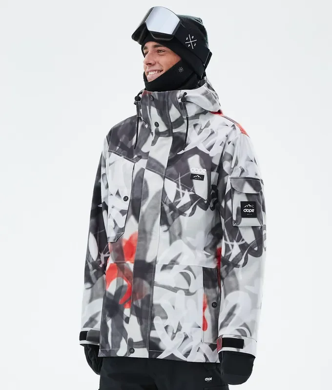 Dope Adept Veste Snowboard Homme Spray Black Red Édition Limitée