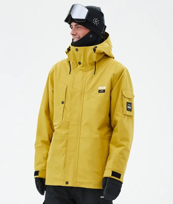 Dope Adept Veste Snowboard Homme Yellow Usine Directe