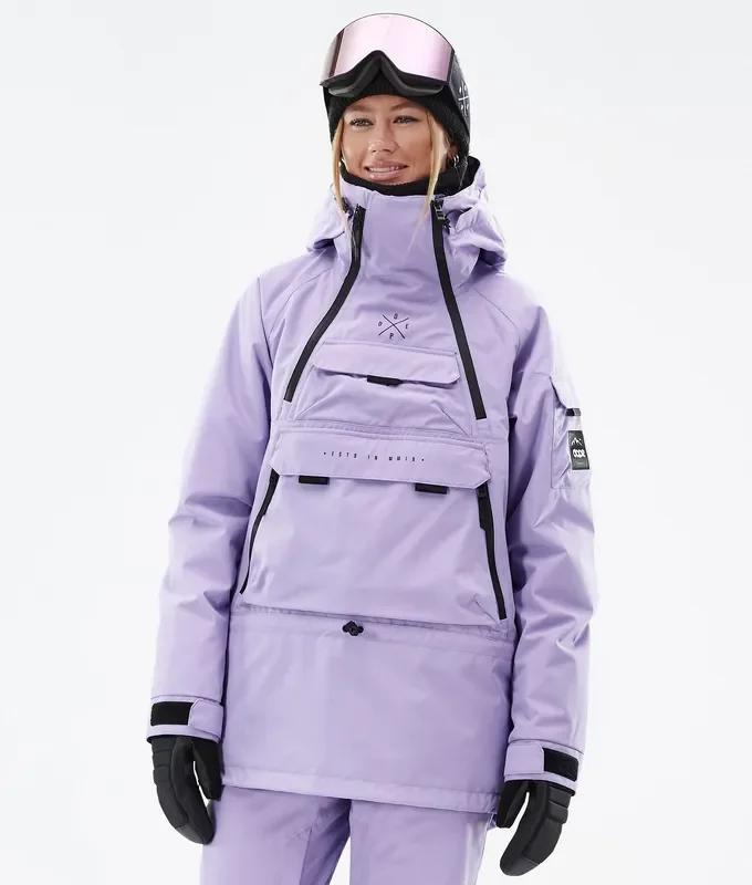 Dope Akin W Veste Snowboard Femme Faded Violet Usine Directe