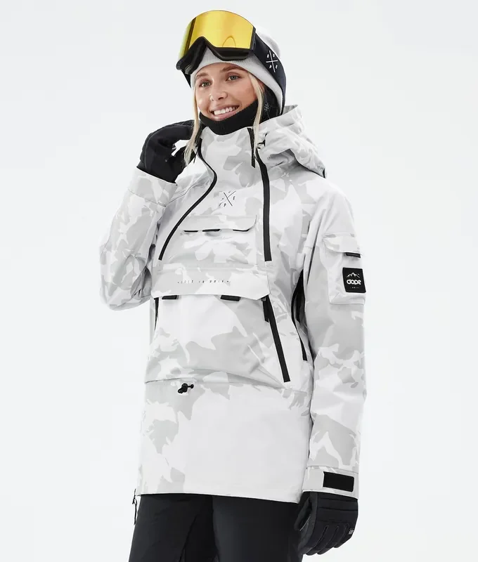 Dope Akin W Veste Snowboard Femme Grey Camo Premium