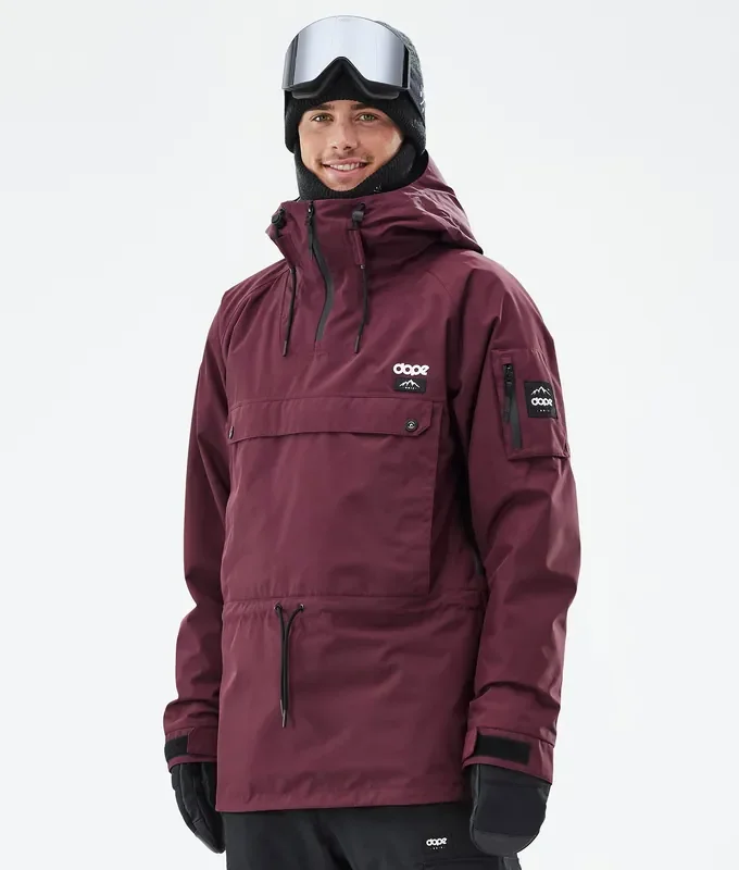 Dope Annok Veste Snowboard Homme Don Burgundy Retour Gratuit