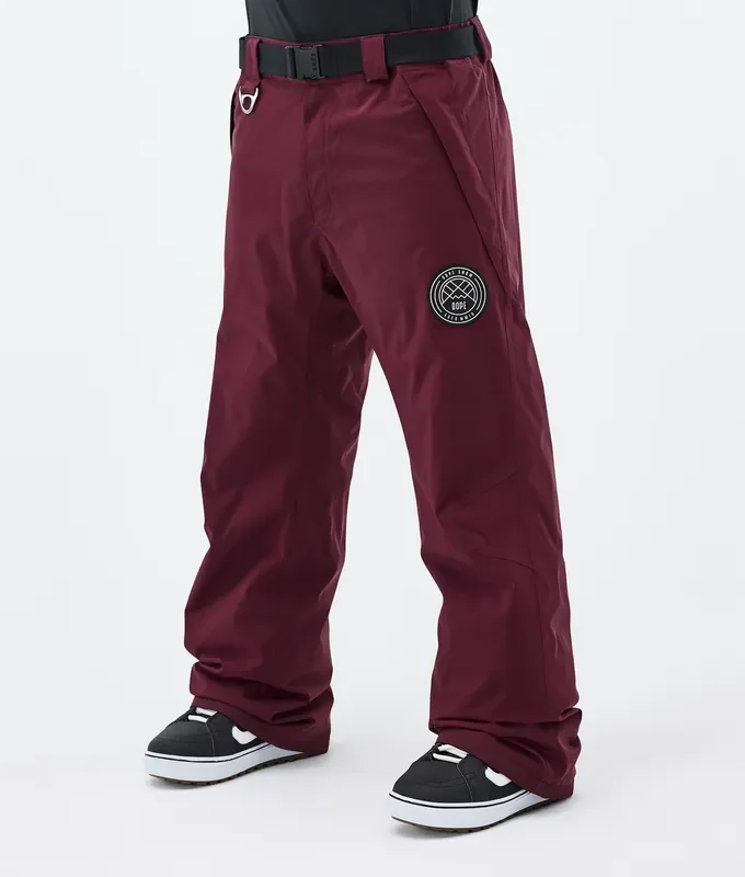 Dope Blizzard Pantalon de Snowboard Homme Burgundy Dernière Chance