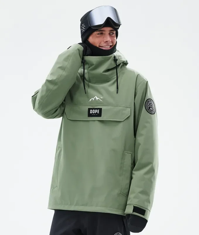 Dope Blizzard Veste Snowboard Homme Moss Green Bon Marché