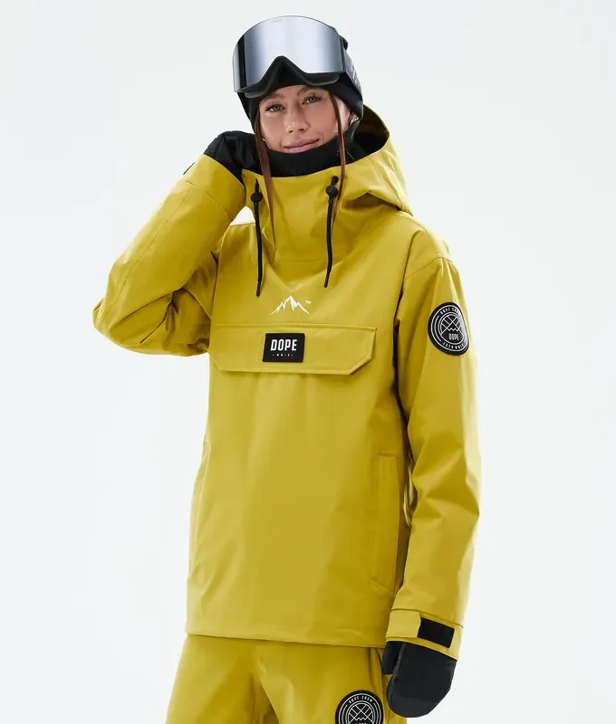 Dope Blizzard W Veste Snowboard Femme Yellow Solde