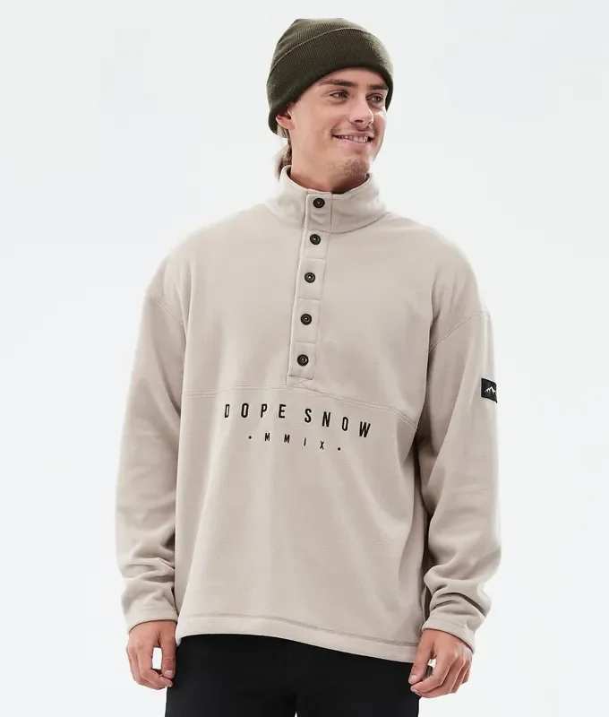 Dope Comfy Sweat Polaire Homme Sand/Black Gros Lot