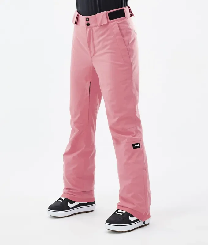 Dope Con W 22 Pantalon de Snowboard Femme Pink Premium